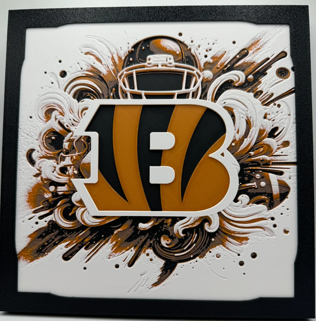 Cincinnati Bengals With Frame