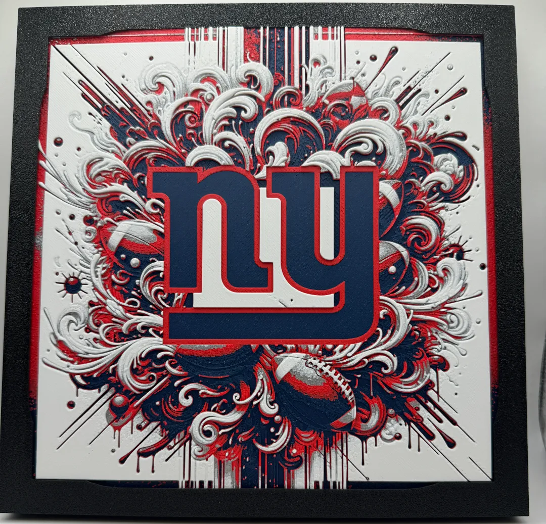New York Giants With Frame