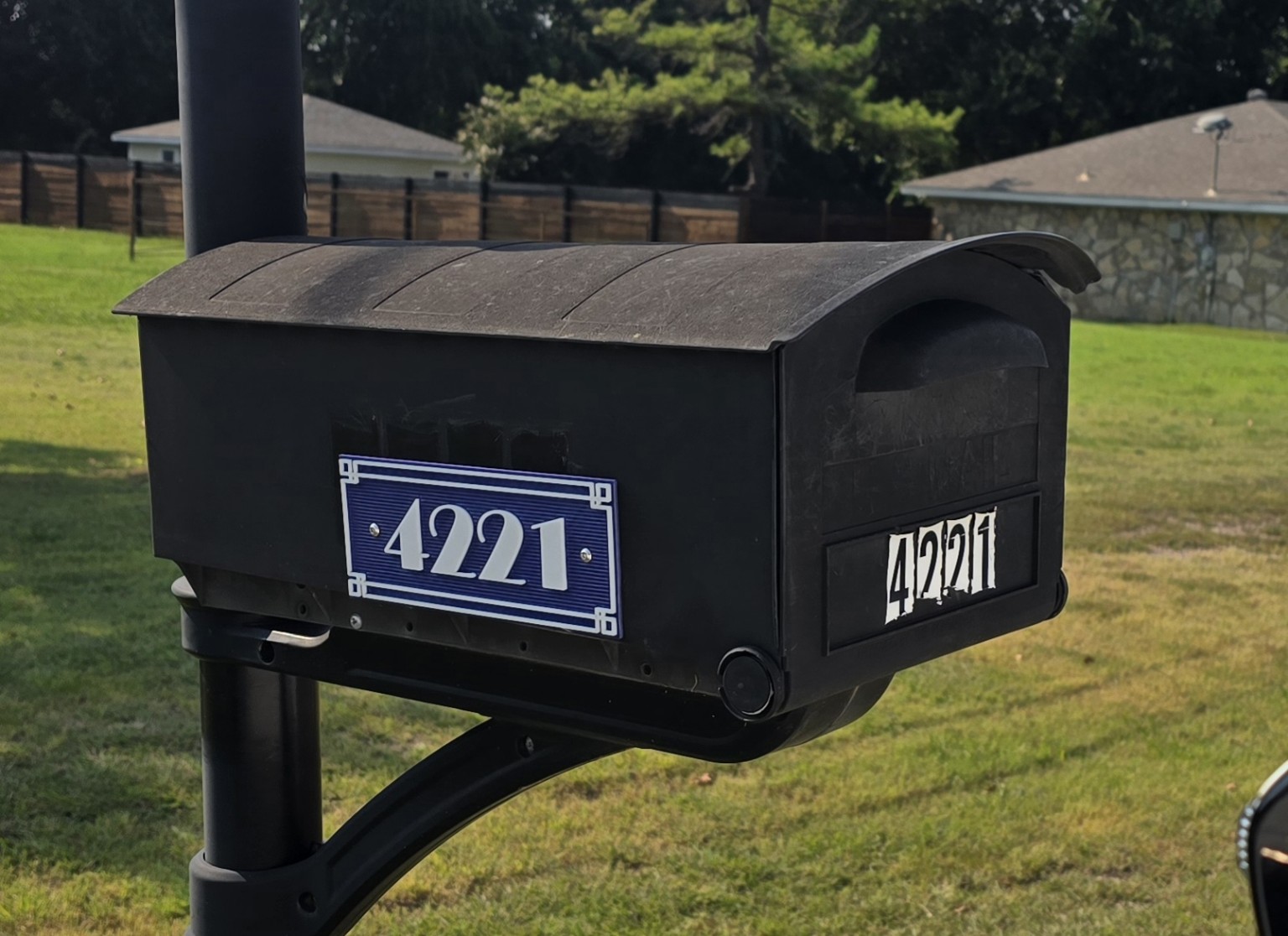 Address plaque