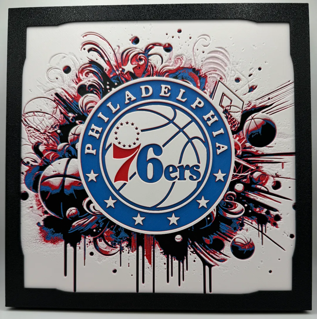 Philadelphia 76ers Art Print