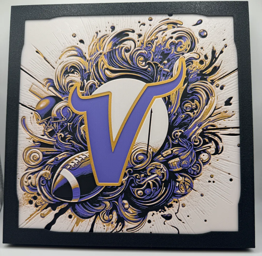 Minnesota Vikings With Frame
