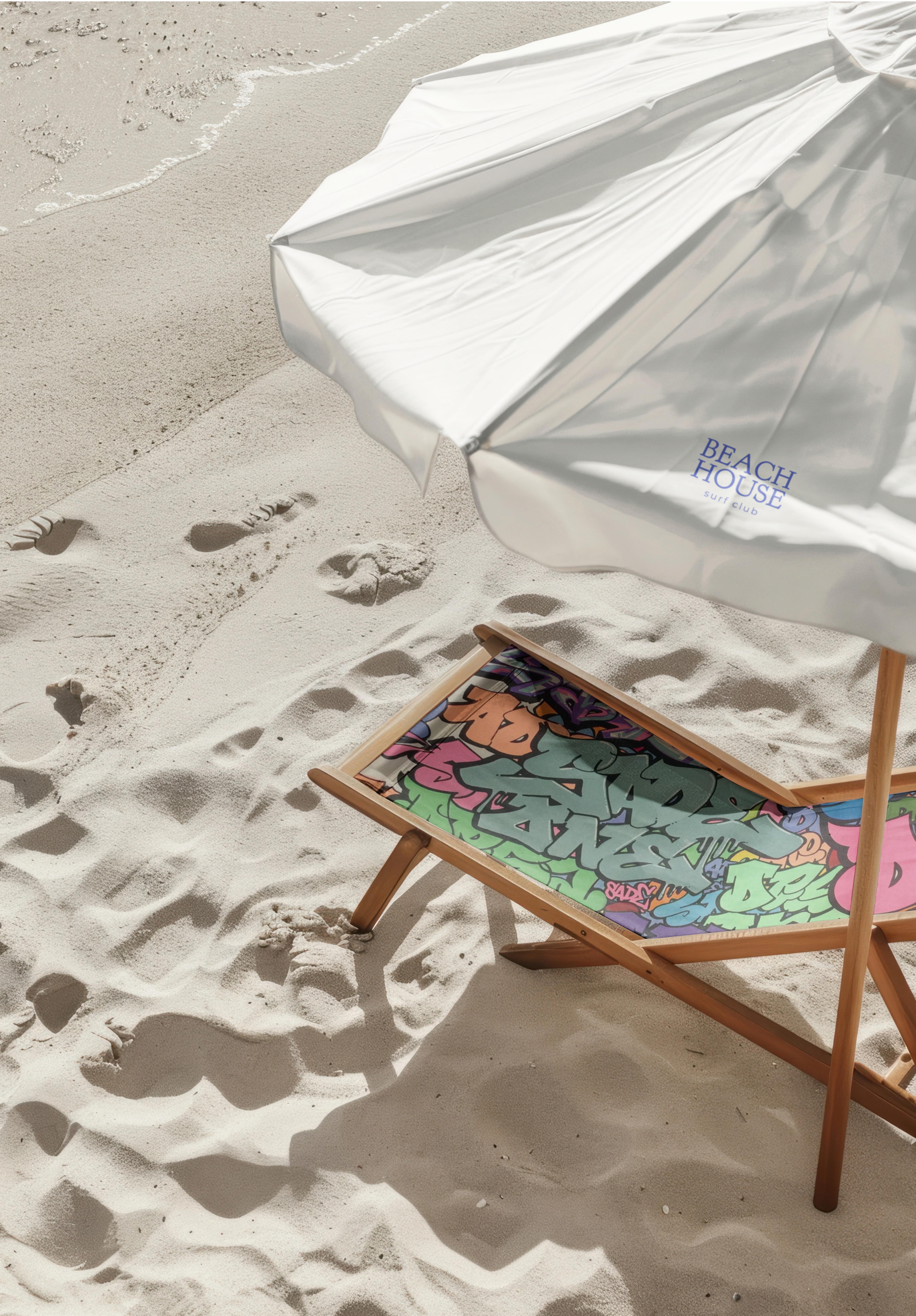 Graffiti Art Beach Chair