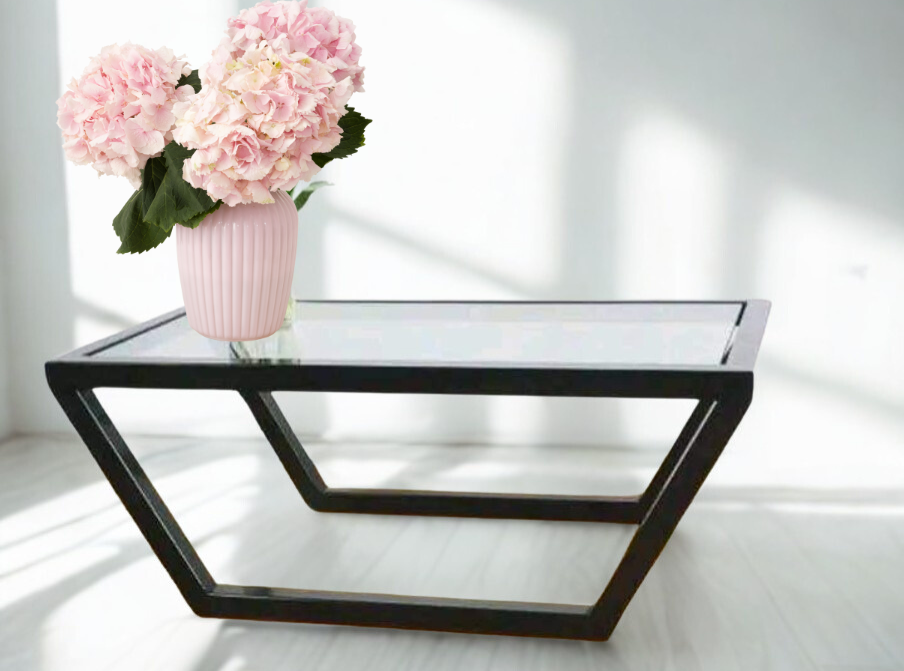 Table basse en verre moderne