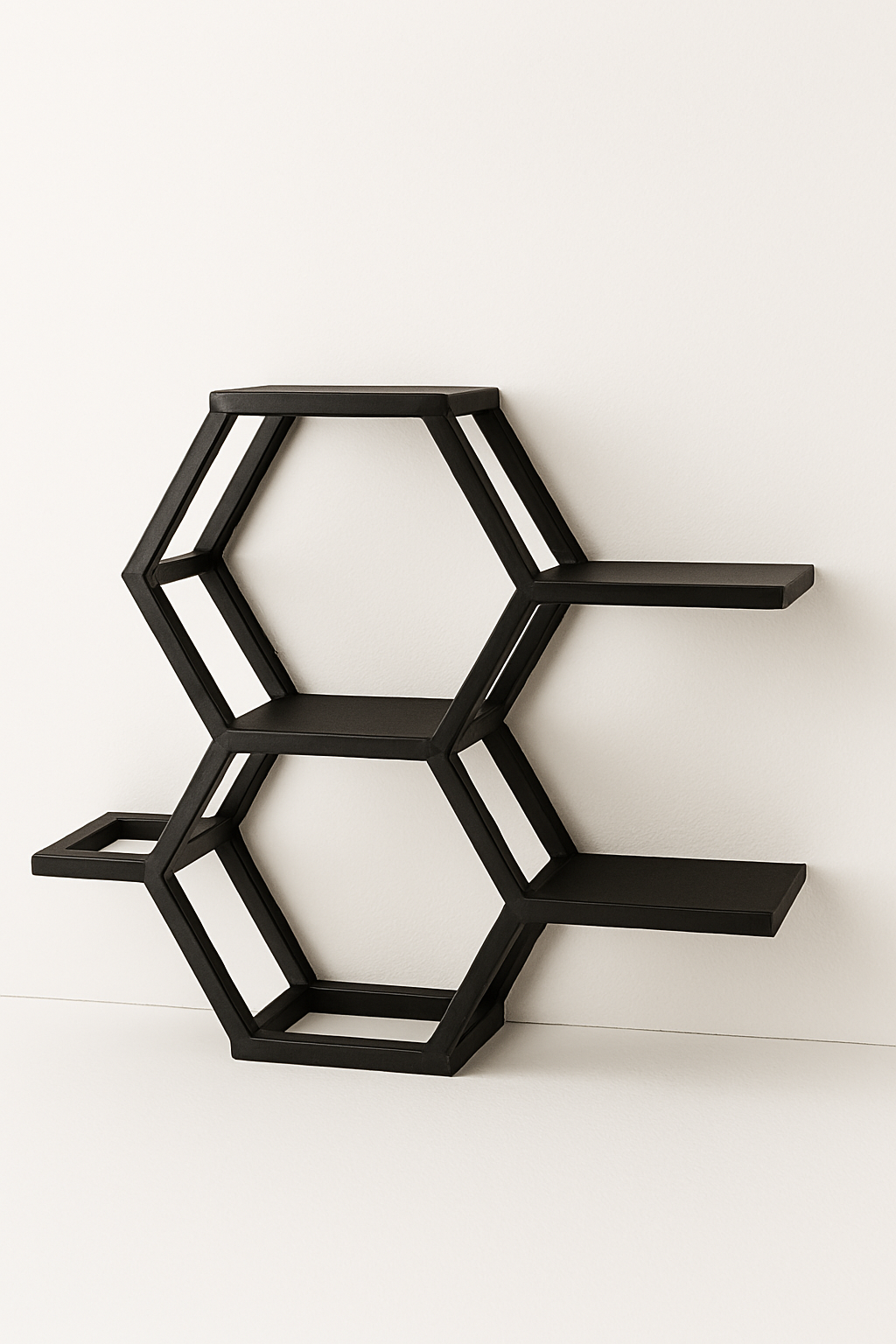 Étagère hexagonale pour pots de fleurs