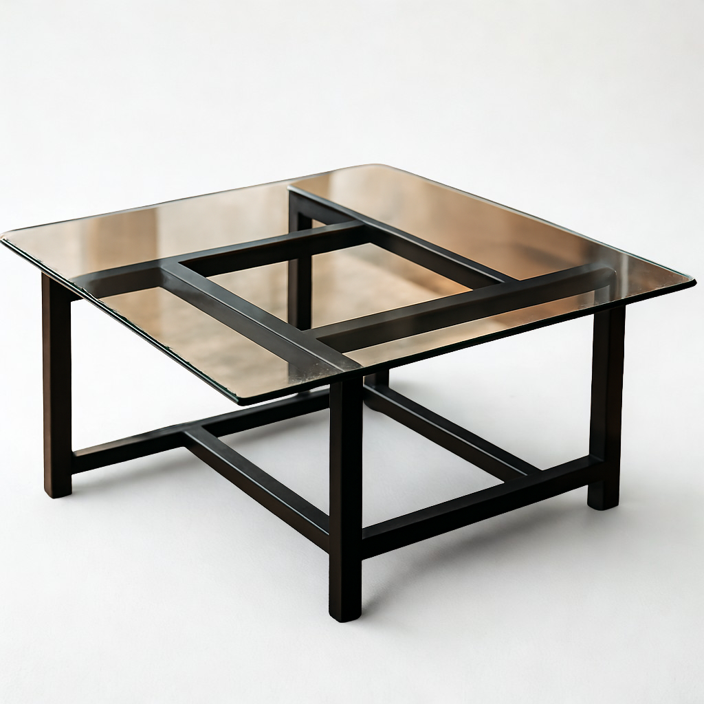 Table basse en verre