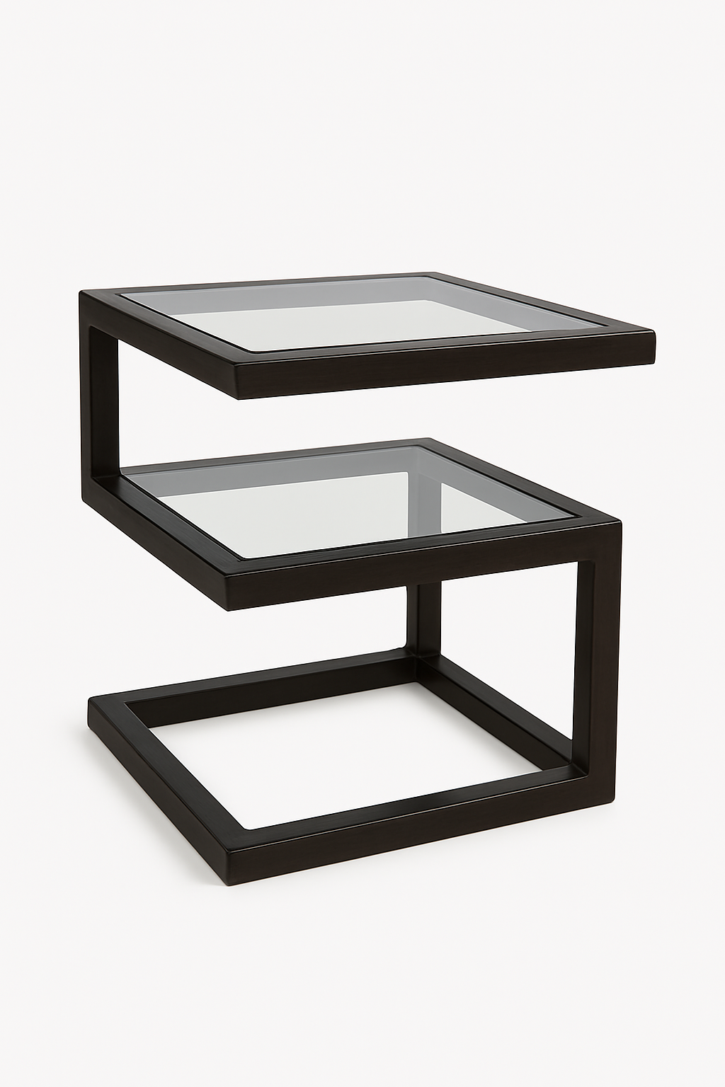 Table basse moderne en verre