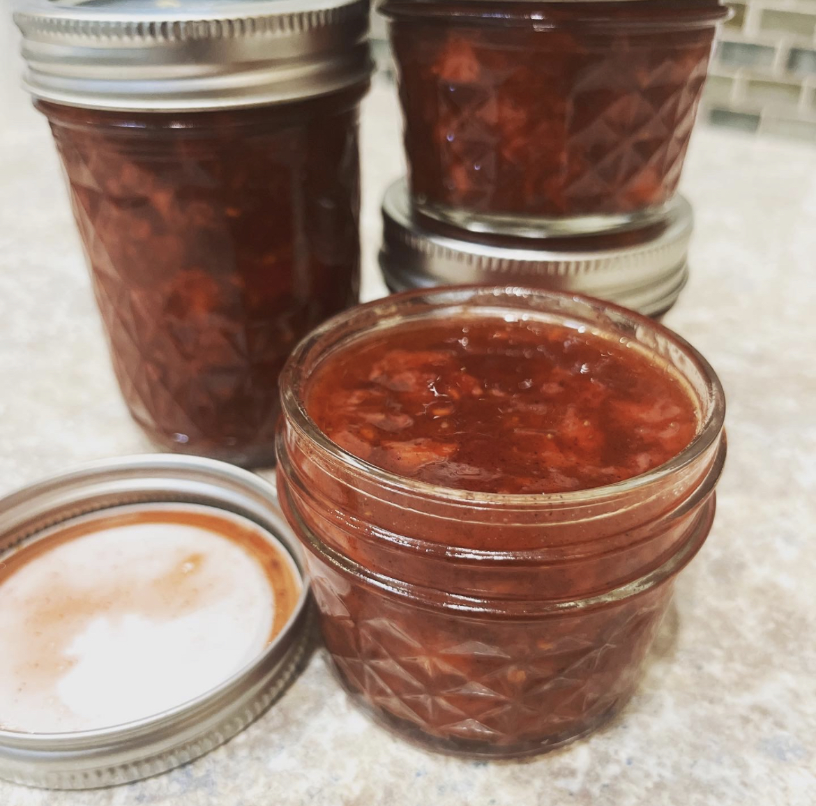Homemade Garam Masala Strawberry Jam
