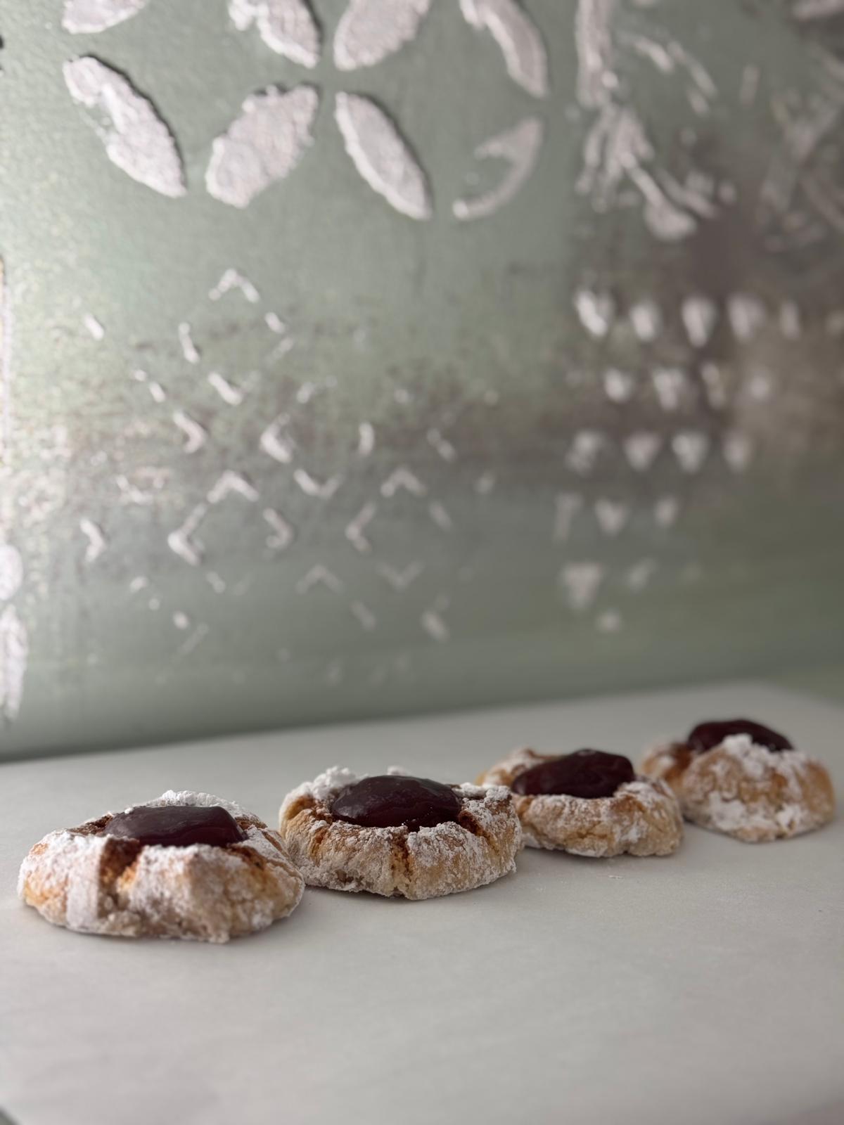 Paste di mandorla alla marmellata di fragole