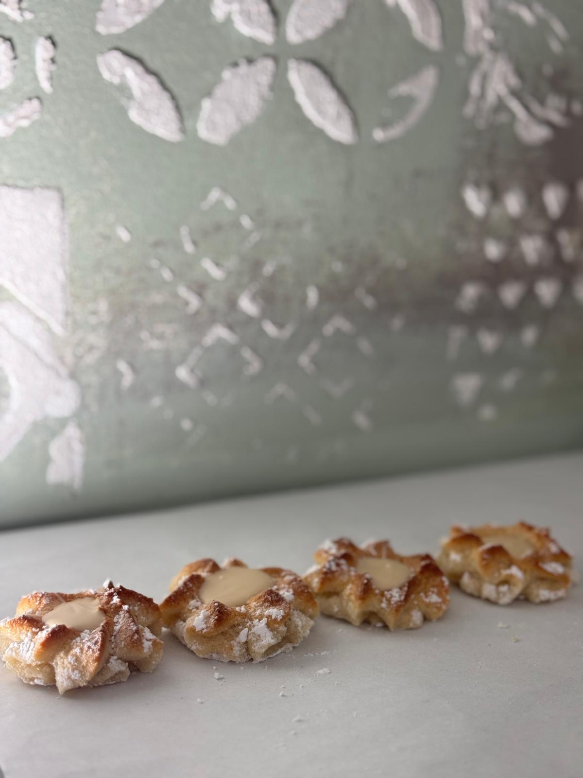 Paste di mandorla con crema di mandorle