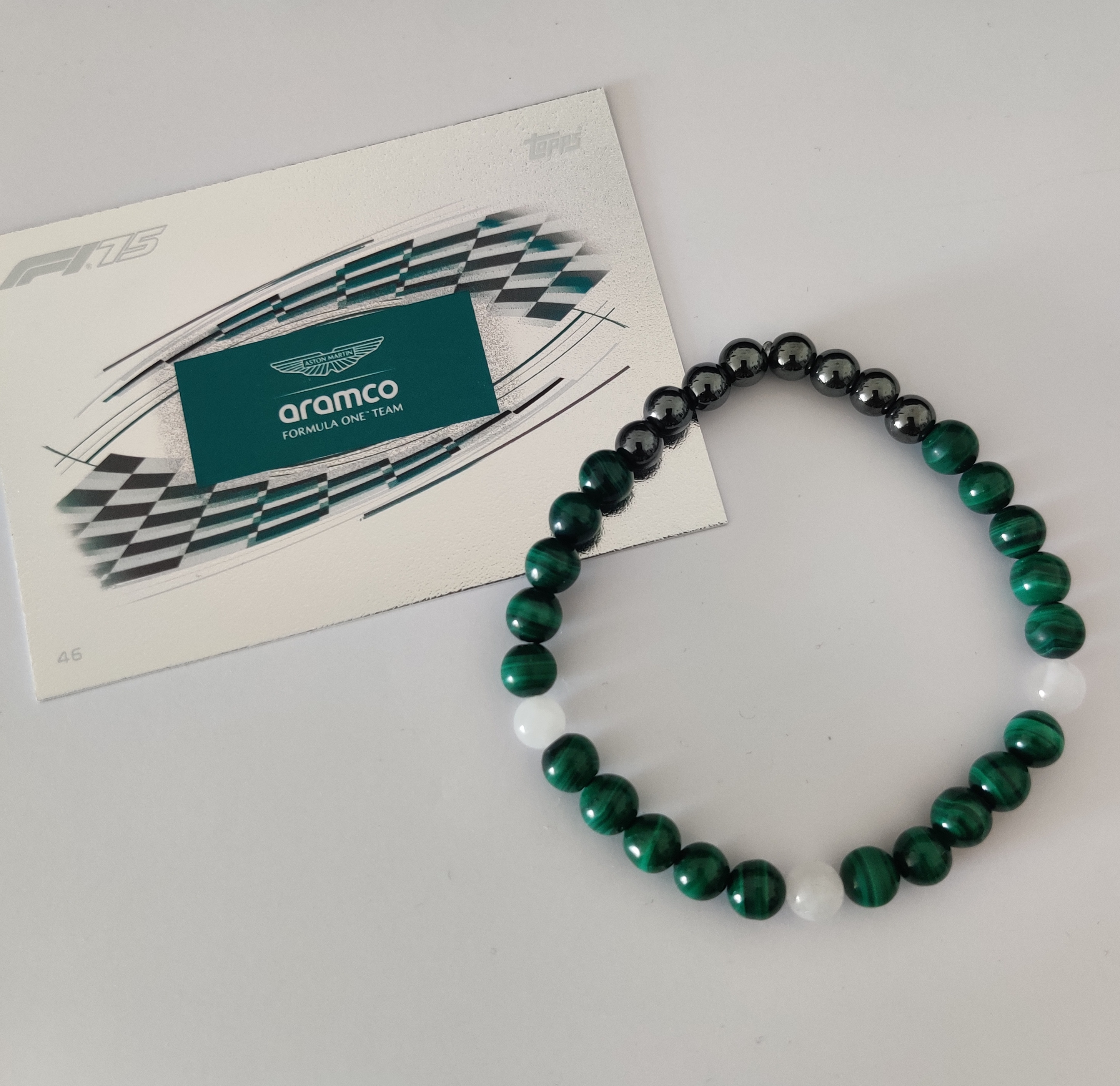 Bracelet Aston Martin inspiré de l'écurie F1