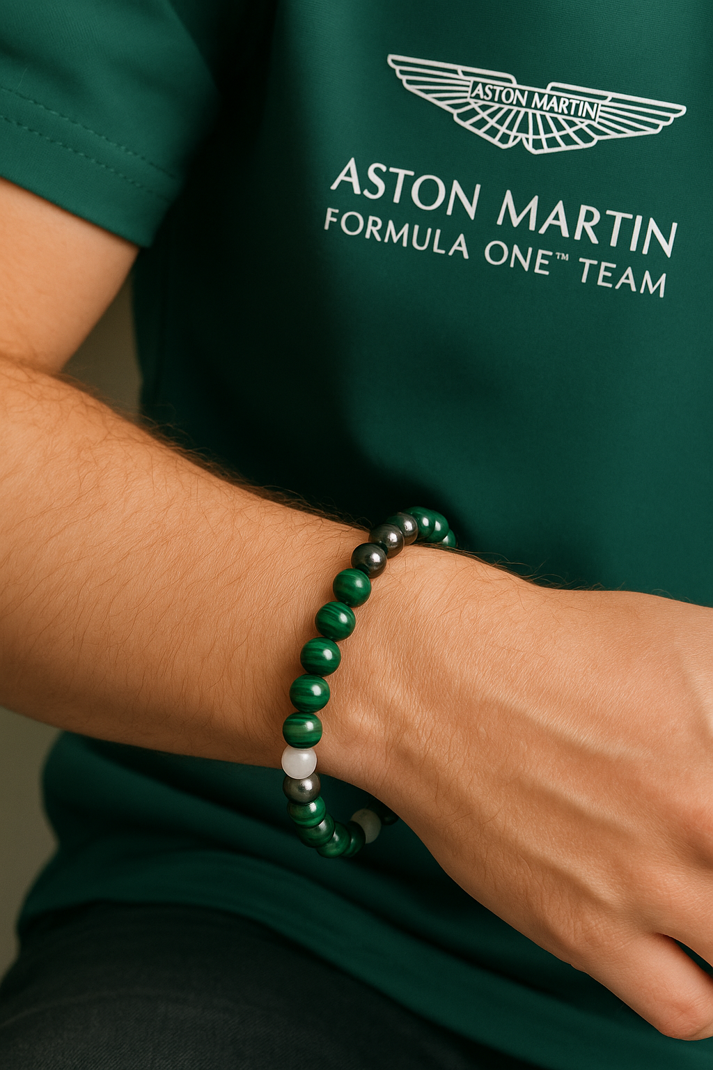Bracelet Aston Martin inspiré de l'écurie F1