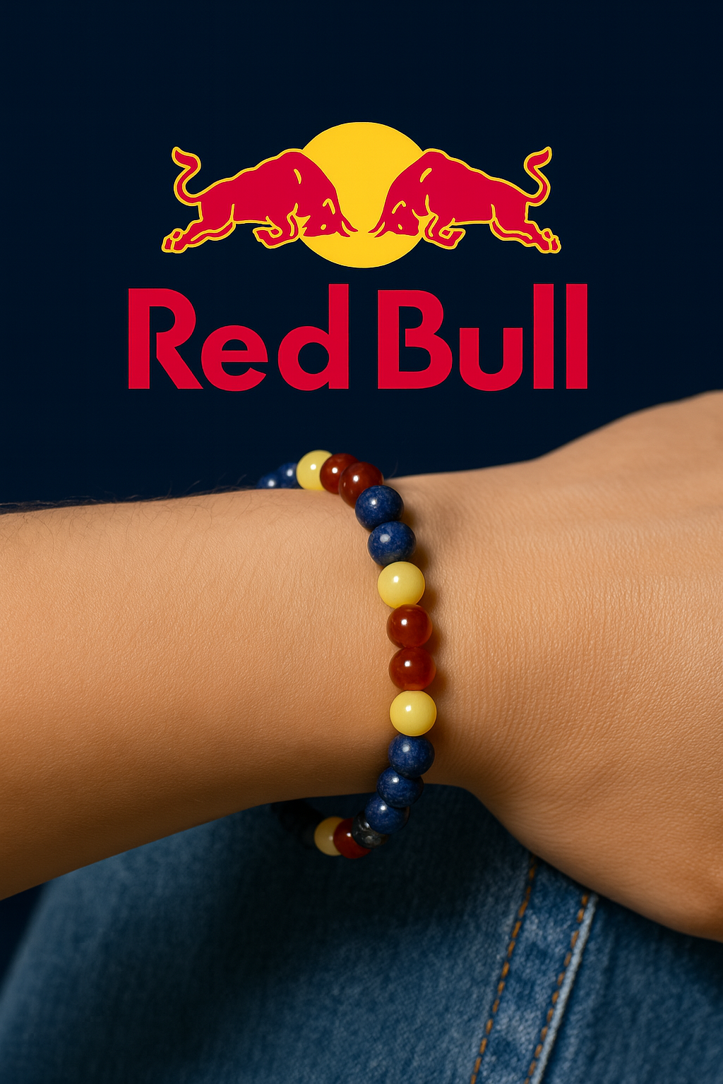 Bracelet Red Bull inspiré de l'écurie F1