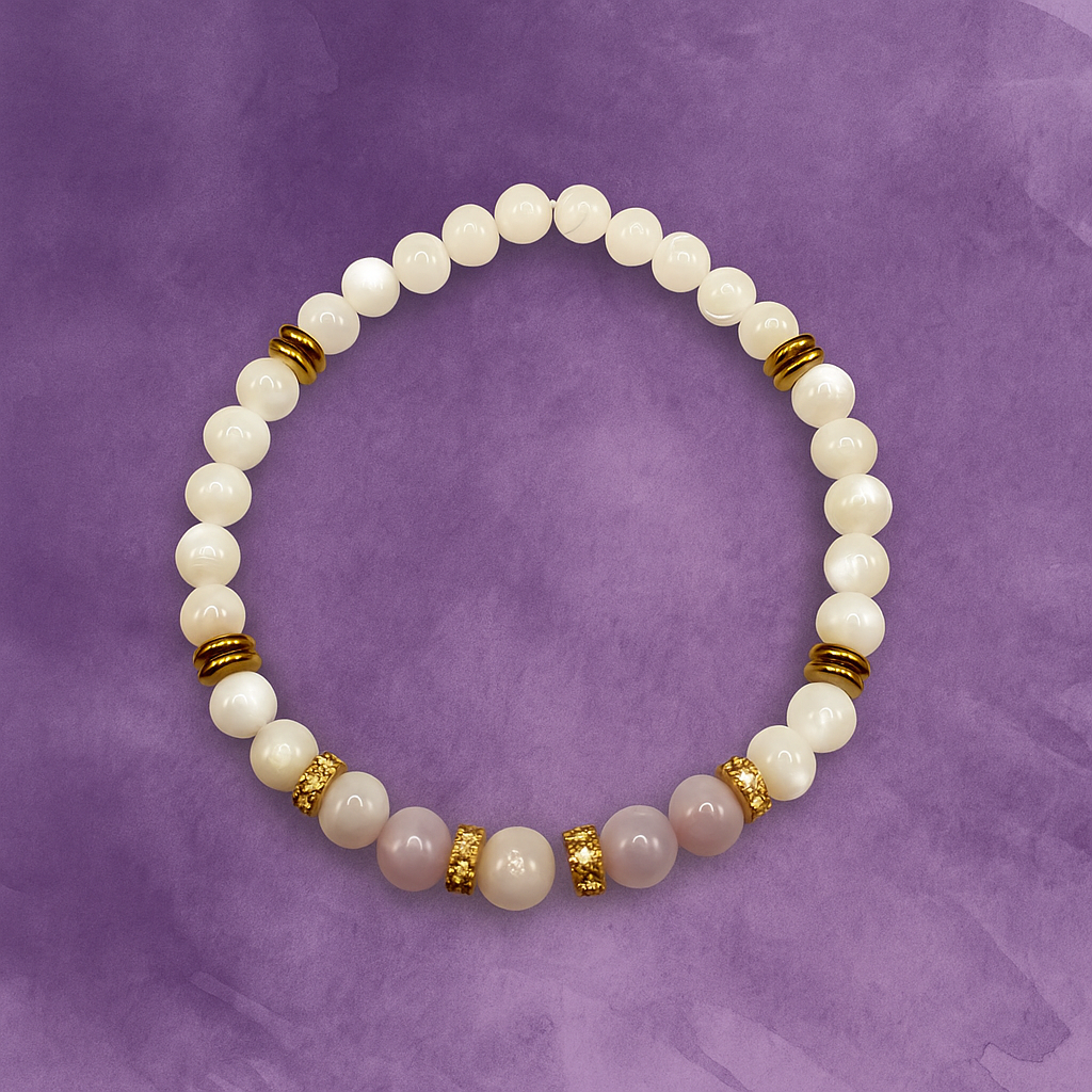 🌸 Bracelet “Mira – Lueur d’Âme”