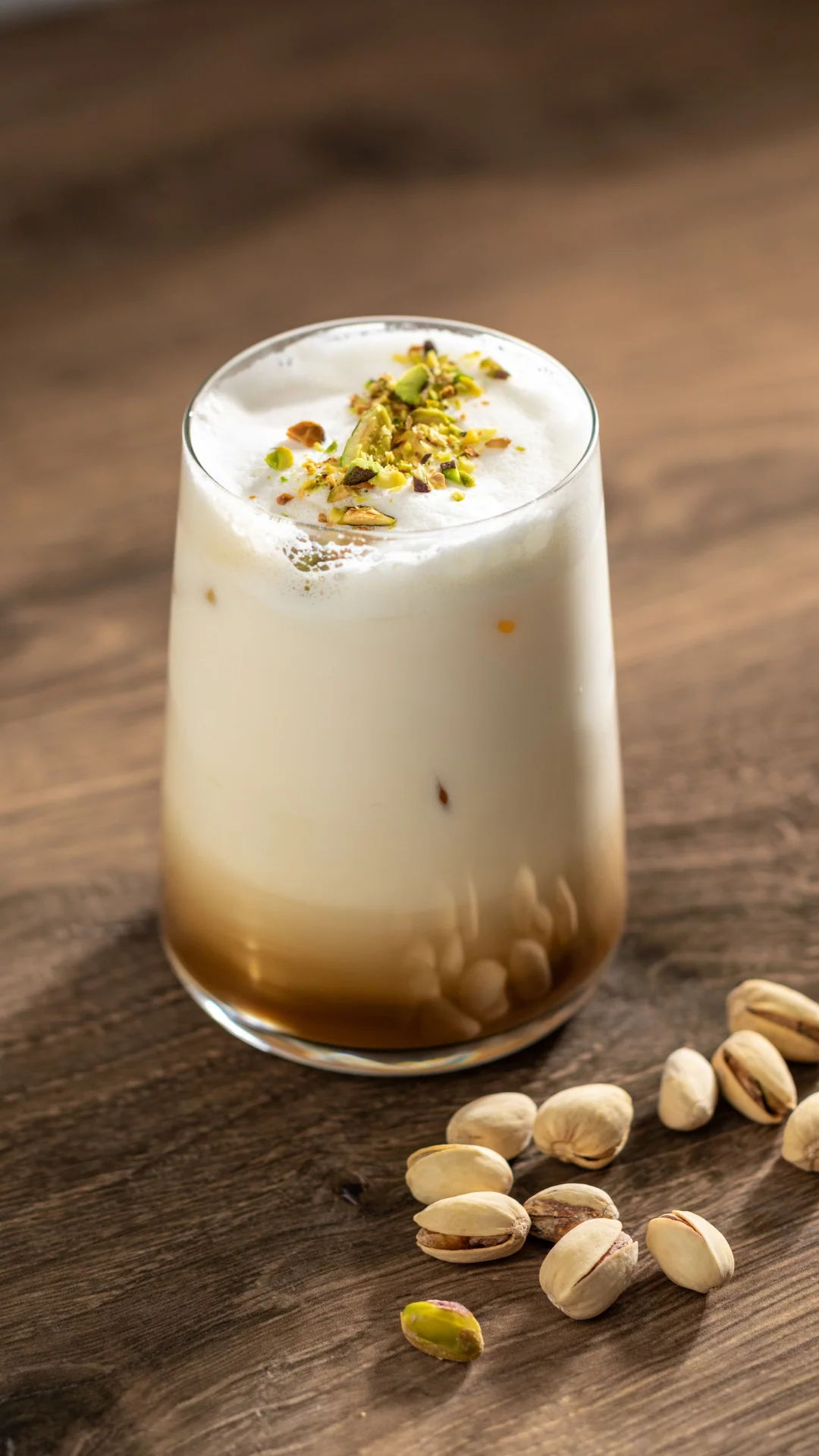 بستاشيو لاتيه  (Pistachio latte)