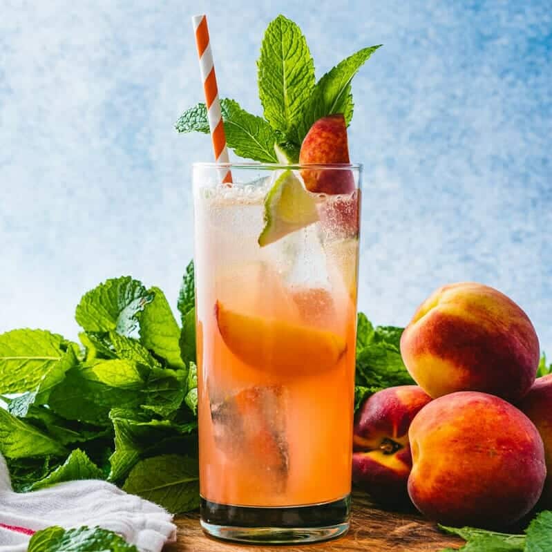 موجيتو الخوخ (Peach mojito)