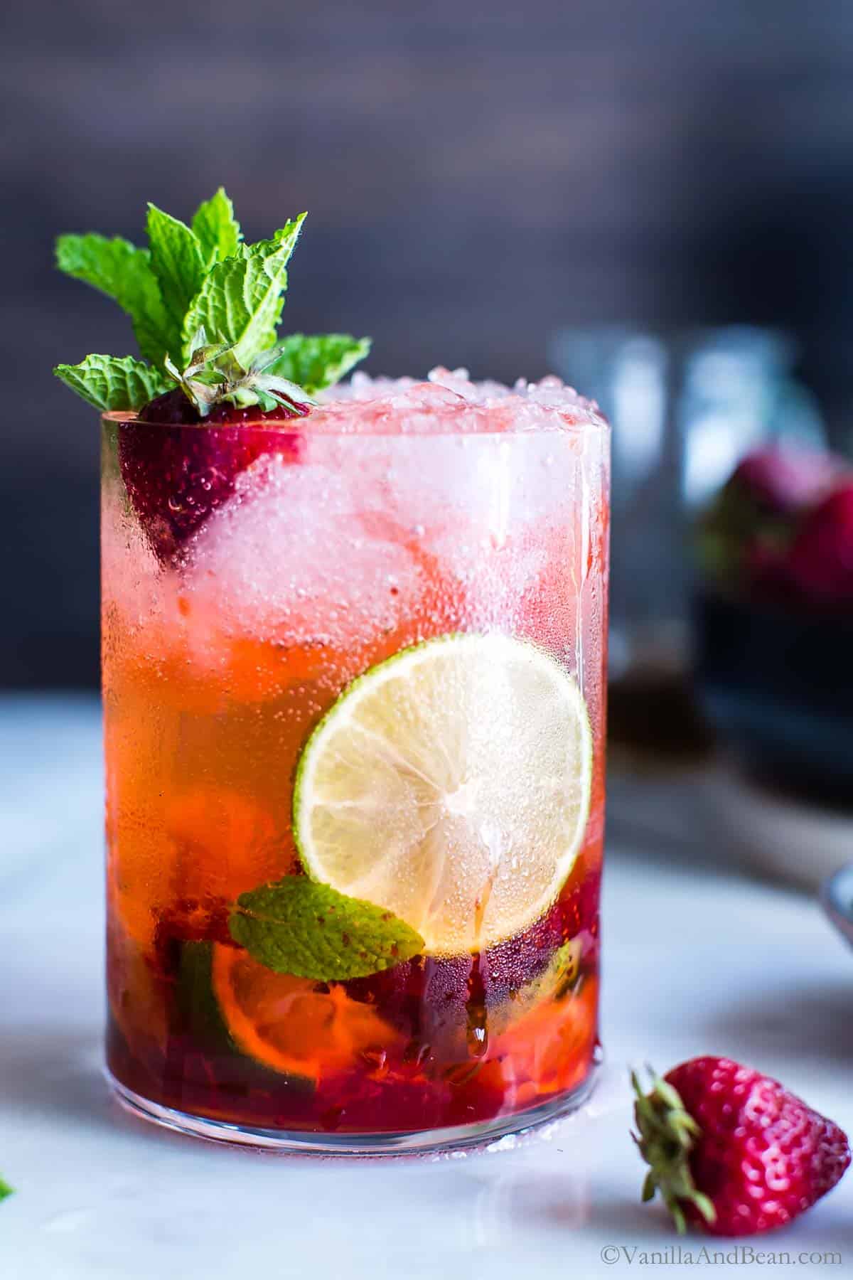 موهيتو الفراولة (Strawberry mojito)