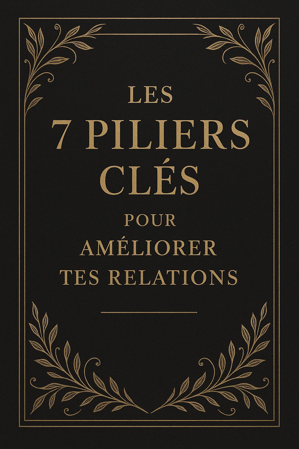 7 piliers clés pour améliorer tes relations 