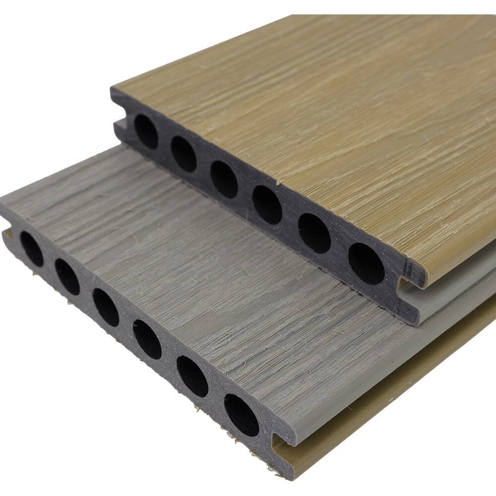 TARIMA EXTERIOR CLIPARQUET 2 CARAS ENCASULADA ANTIQUE - OAK