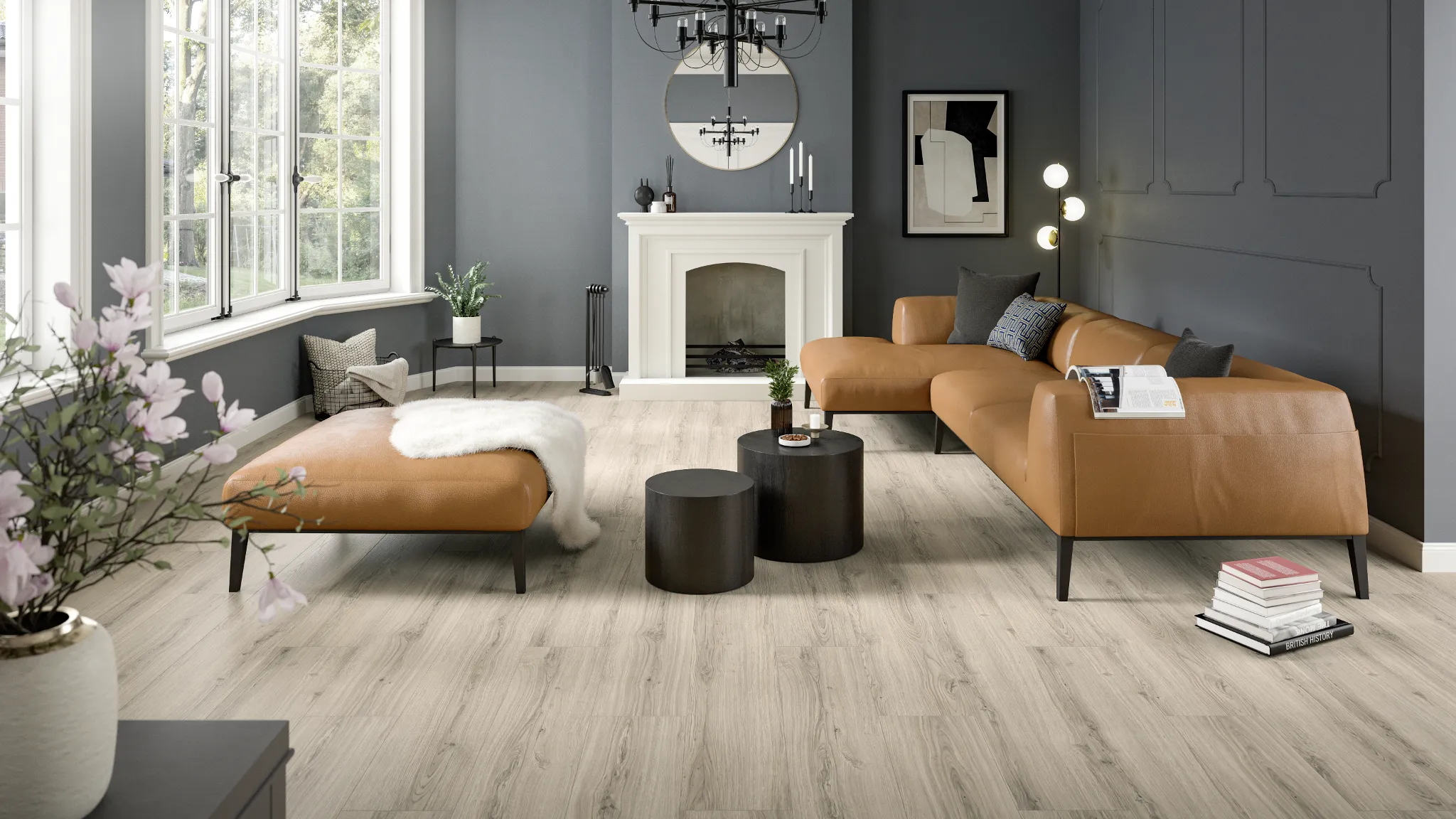 EGGER NATURE SENSE AQUA+ 72H ROBLE PADUA GRIS