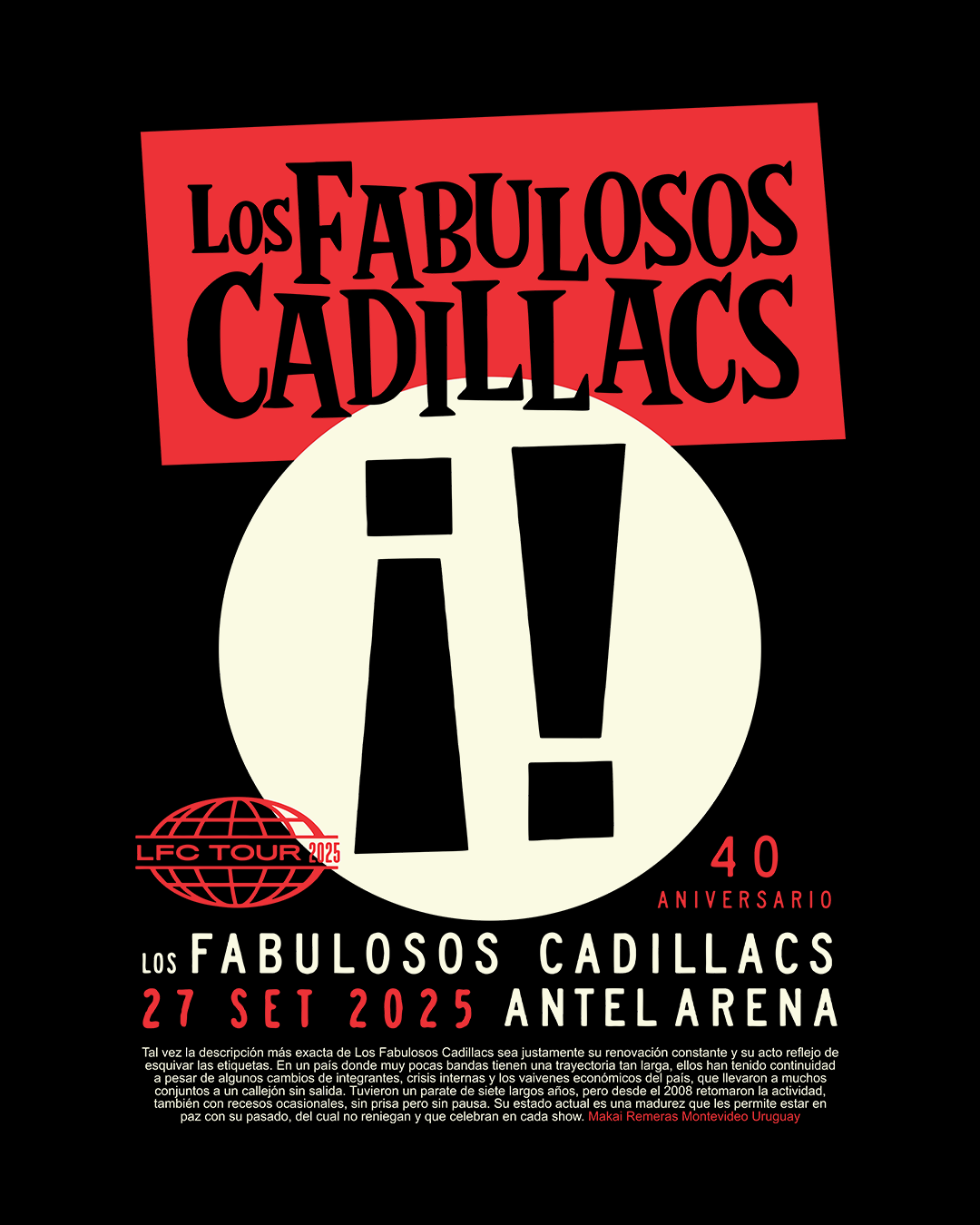 Los Fabulosos Cadillacs Tour 2025  