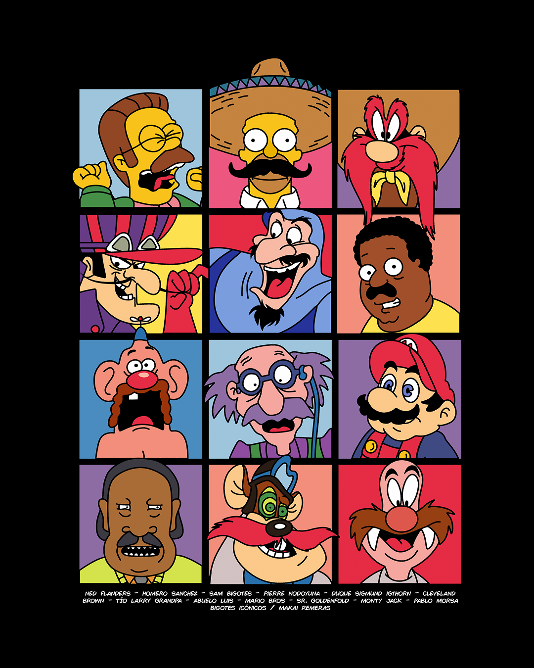 Bigotes Icónicos