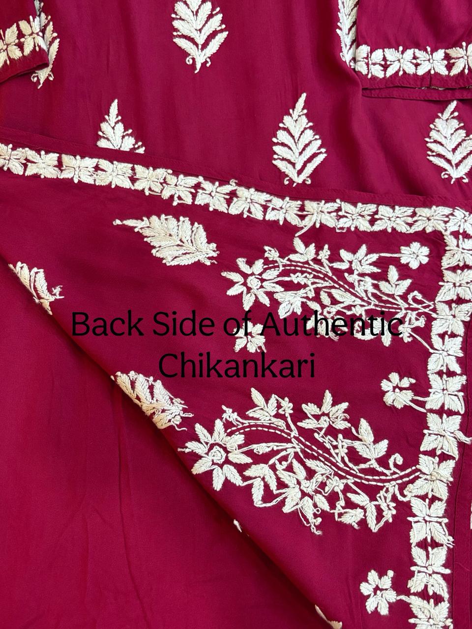 Raha Rayon- Maroon Kurti