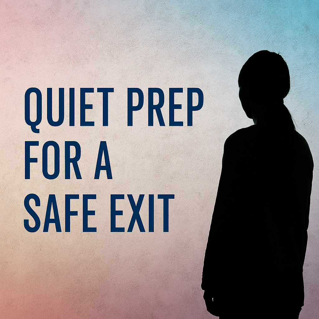 Quiet Prep for a Safe Exit Guide
