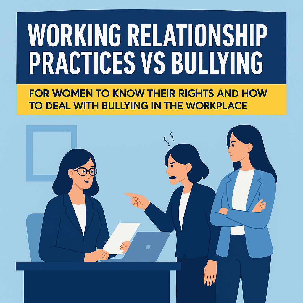 Working Relationship Practices vs Bullying Guide