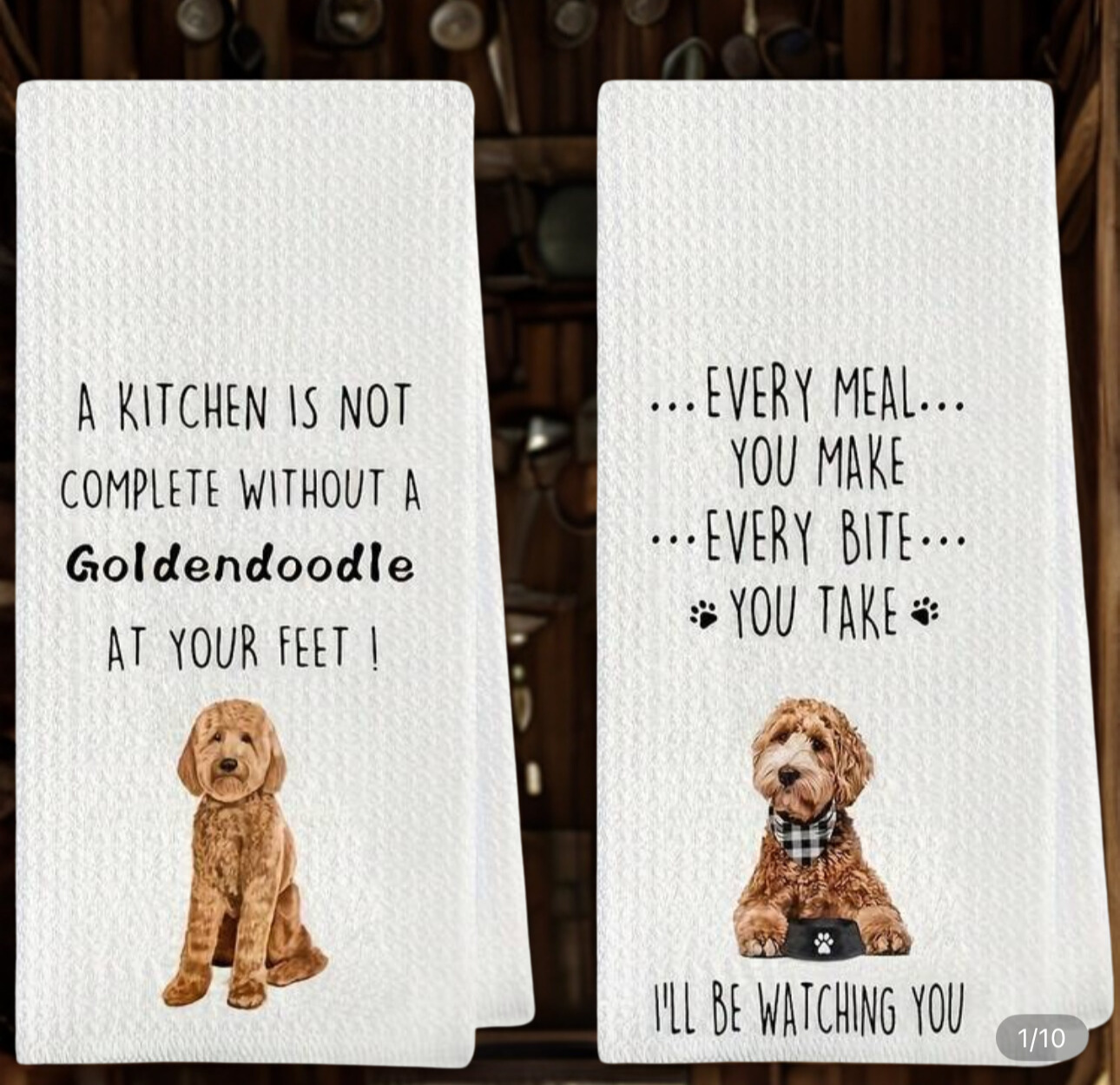 Goldendoodle Kitchen Towels
