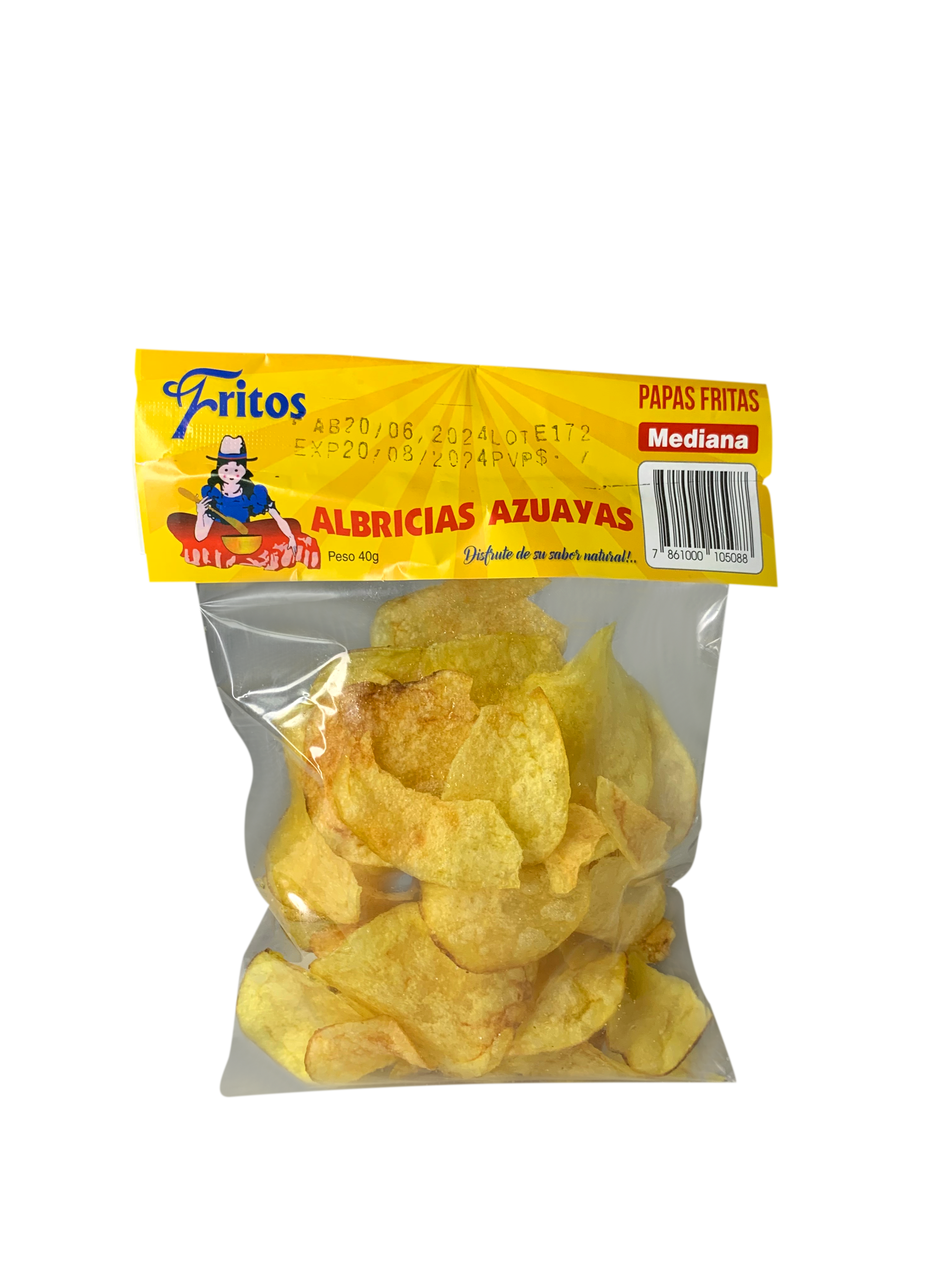 Papas Fritas Naturales Mediana