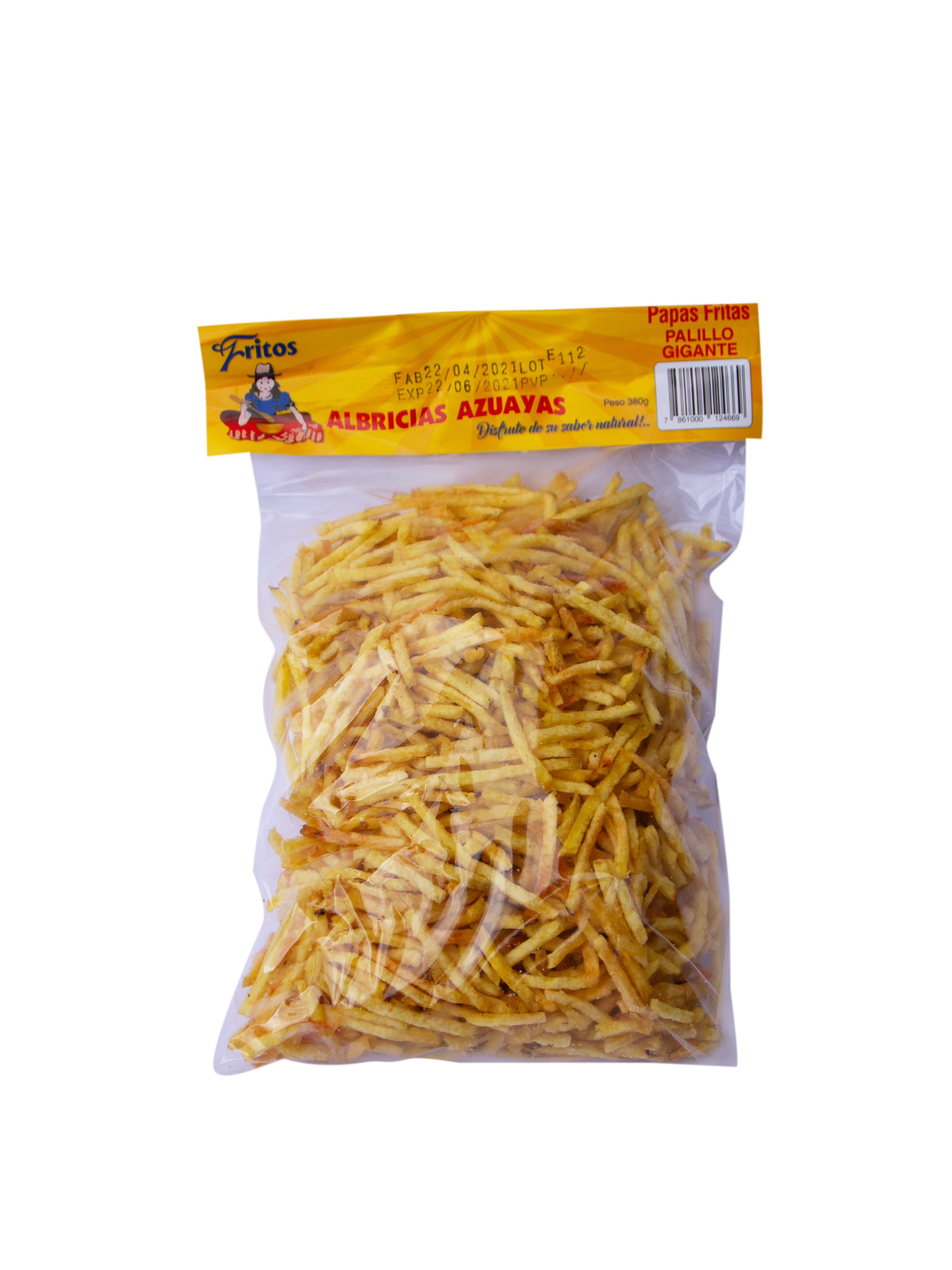 Papas Palillo Naturales Gigante