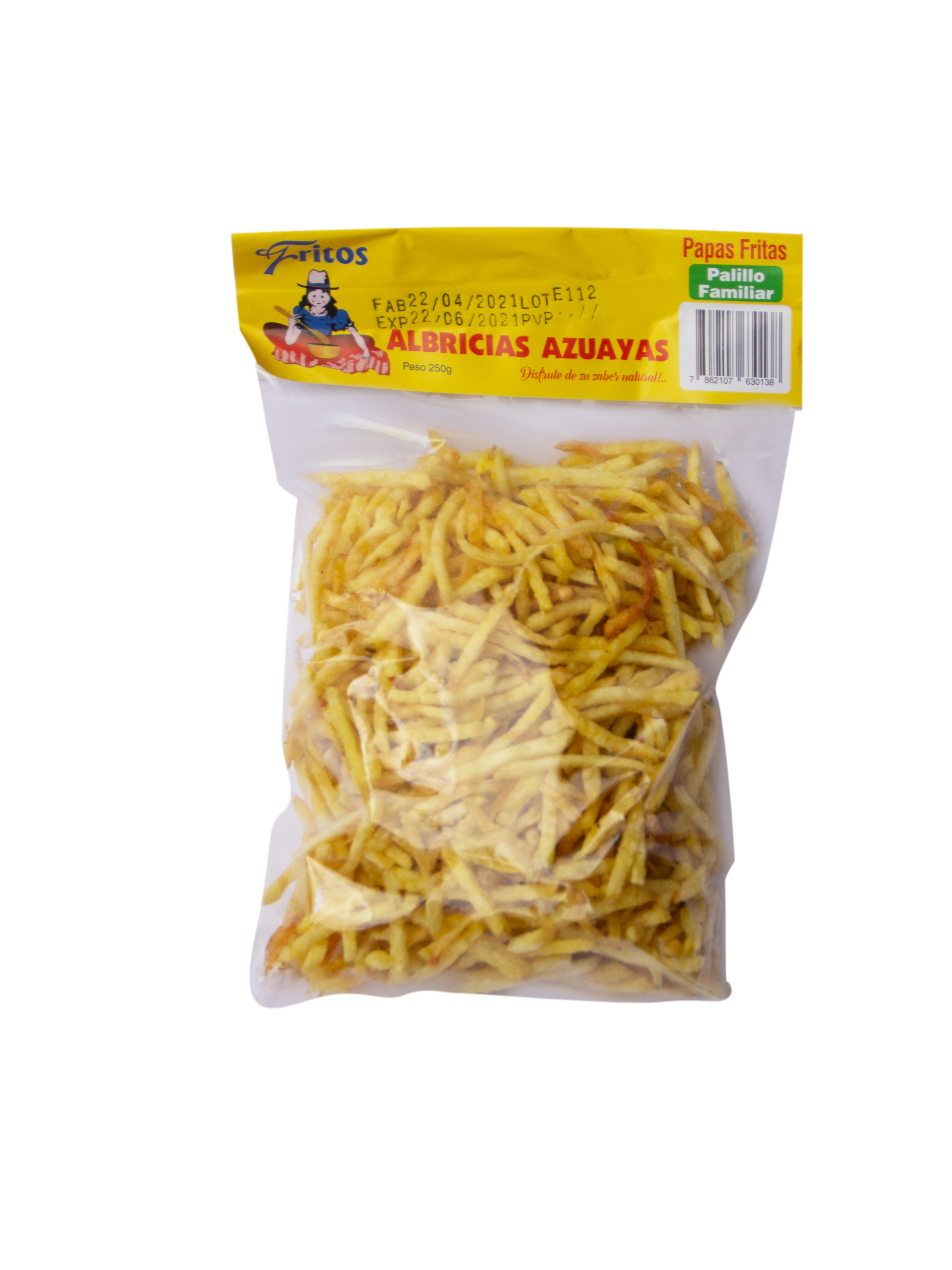 Papas Palillo Naturales Familiar