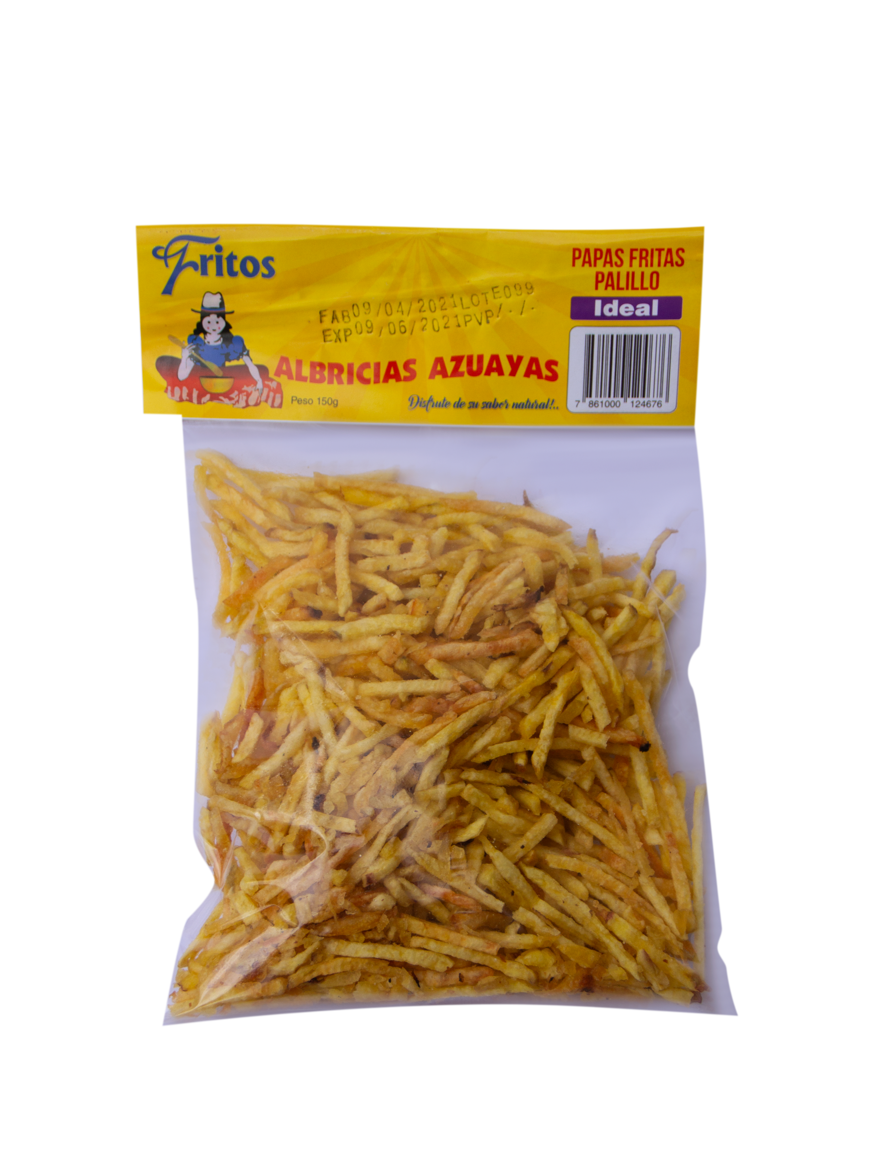 Papas Palillo Naturales Ideal