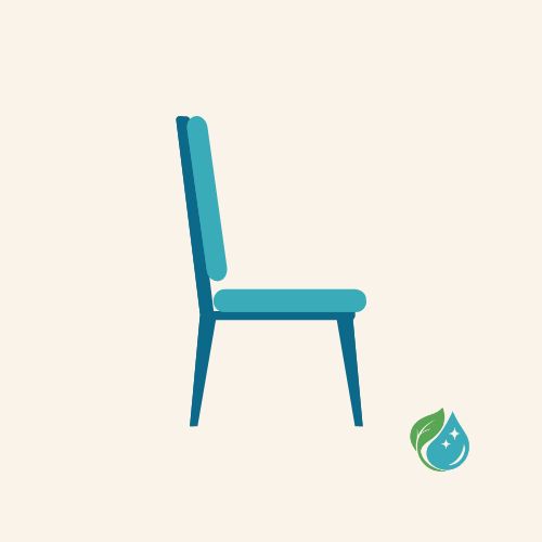 Nettoyage de 6 chaises tissu