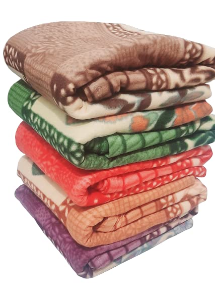 Soft Printed Fleece Single Bed AC Fleece Wool Blanket | Skin Friendly || Multicolour || (2)