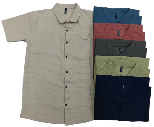 Men's Short Sleeve Collared Shirts