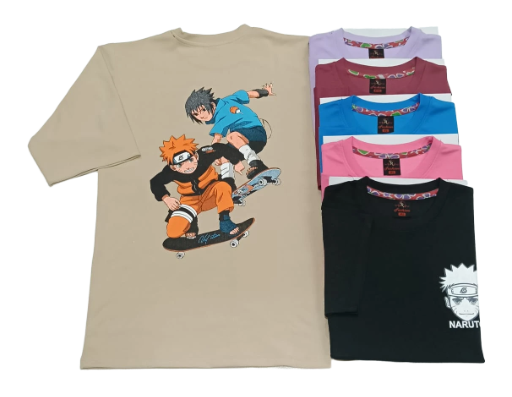 Naruto & Sasuke Skateboard T-Shirts