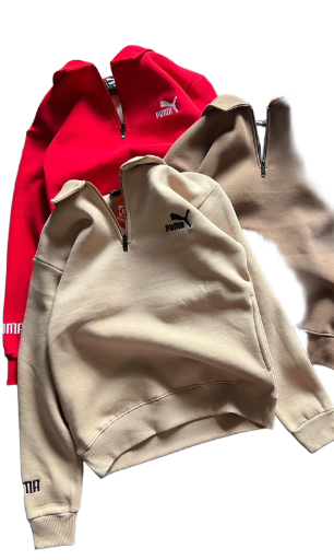 Puma Quarter-Zip Sweatshirts
