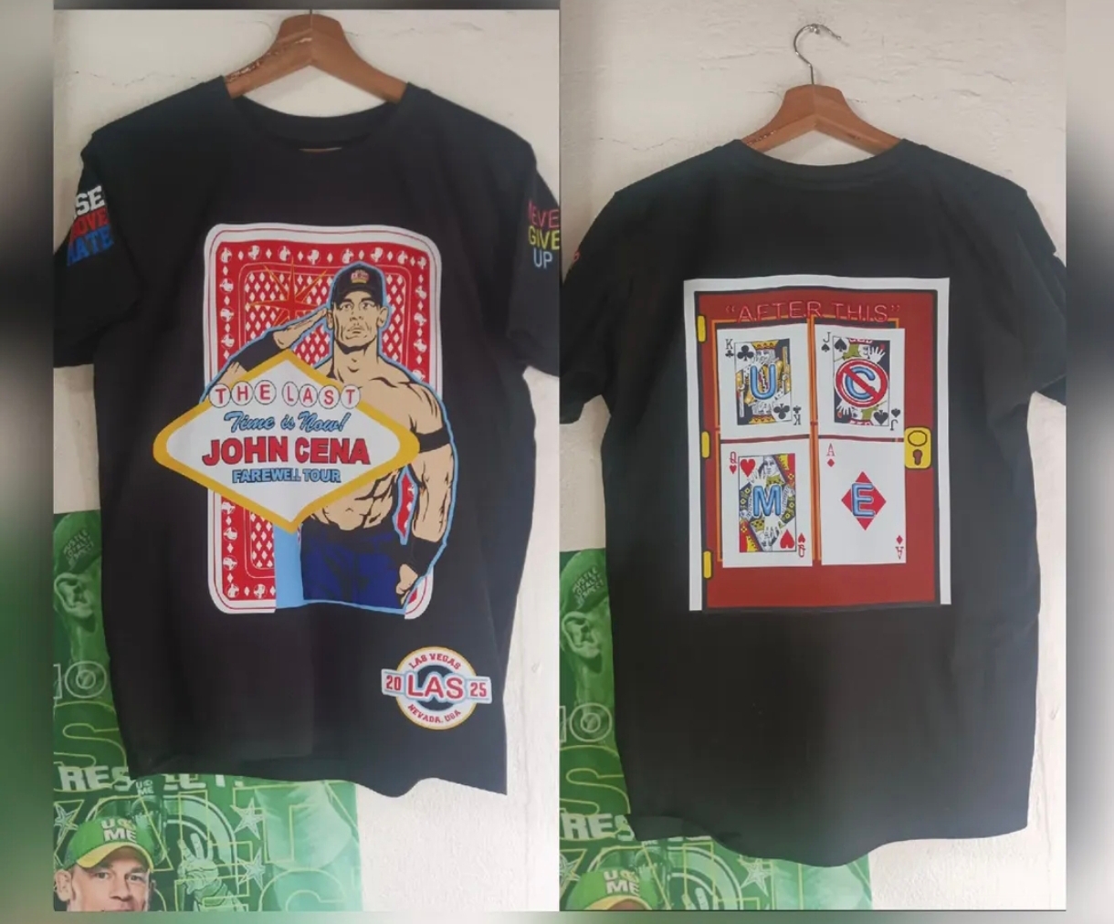 Camiseta Réplica John Cena "Las Vegas"