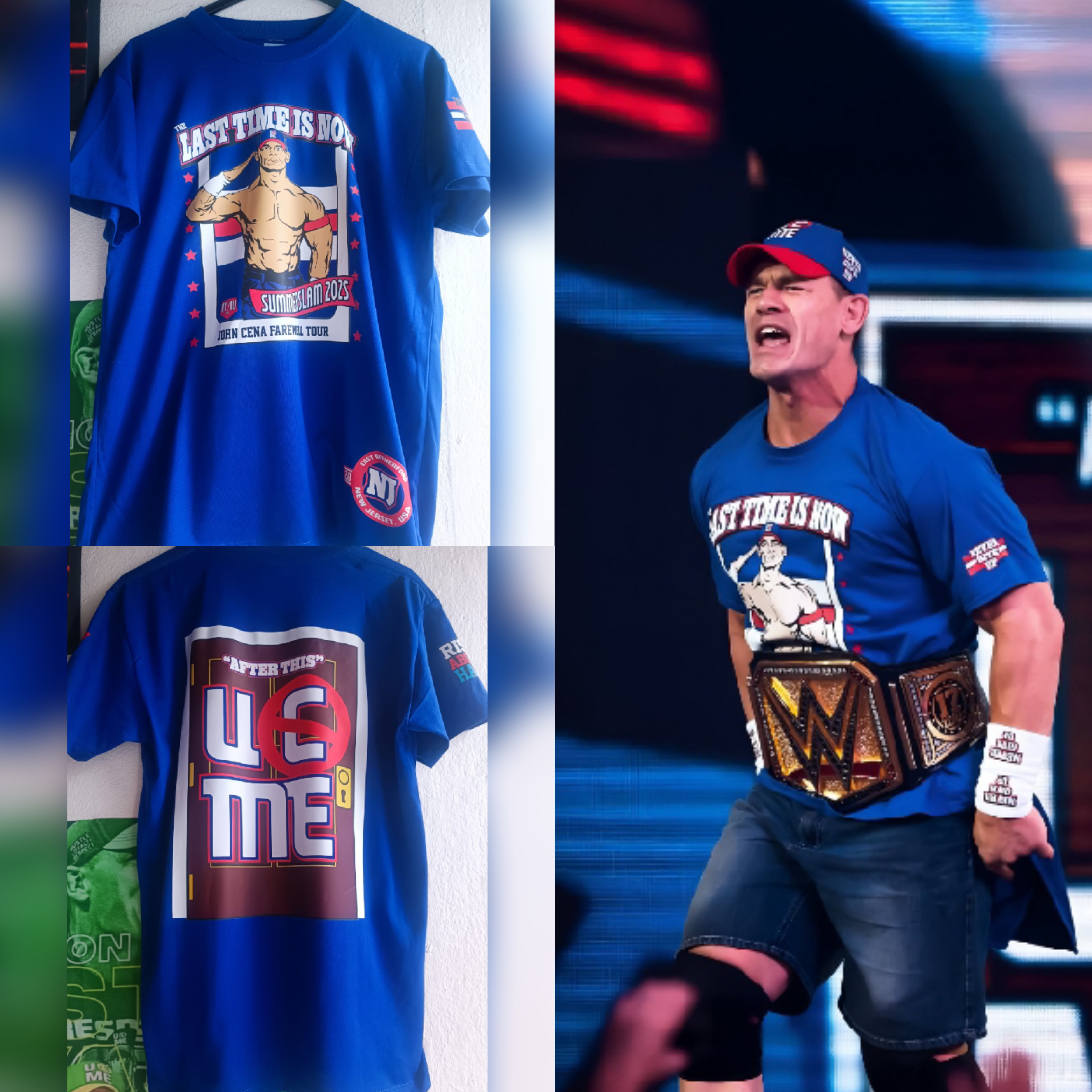 Camiseta Réplica John Cena New Jersey Summerslam