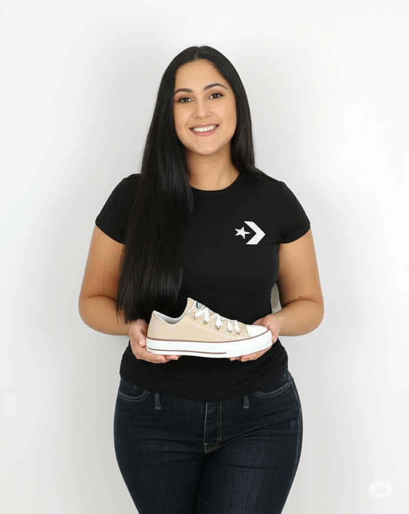 Tênis Converse All Star Bege