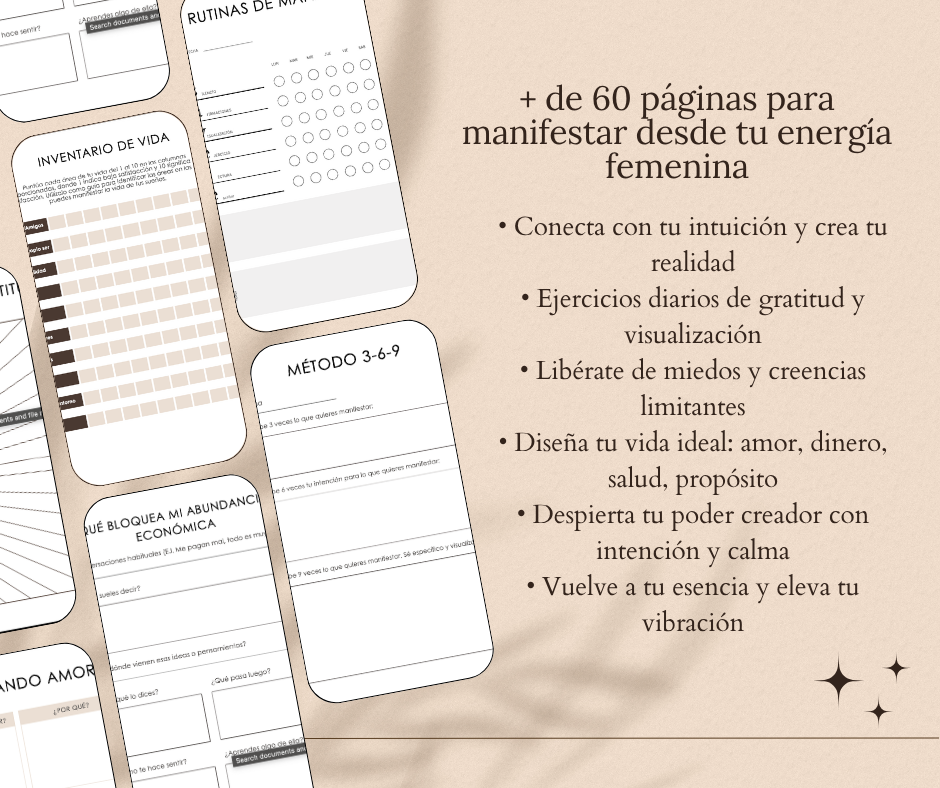Diario de Manifestación para Mujeres