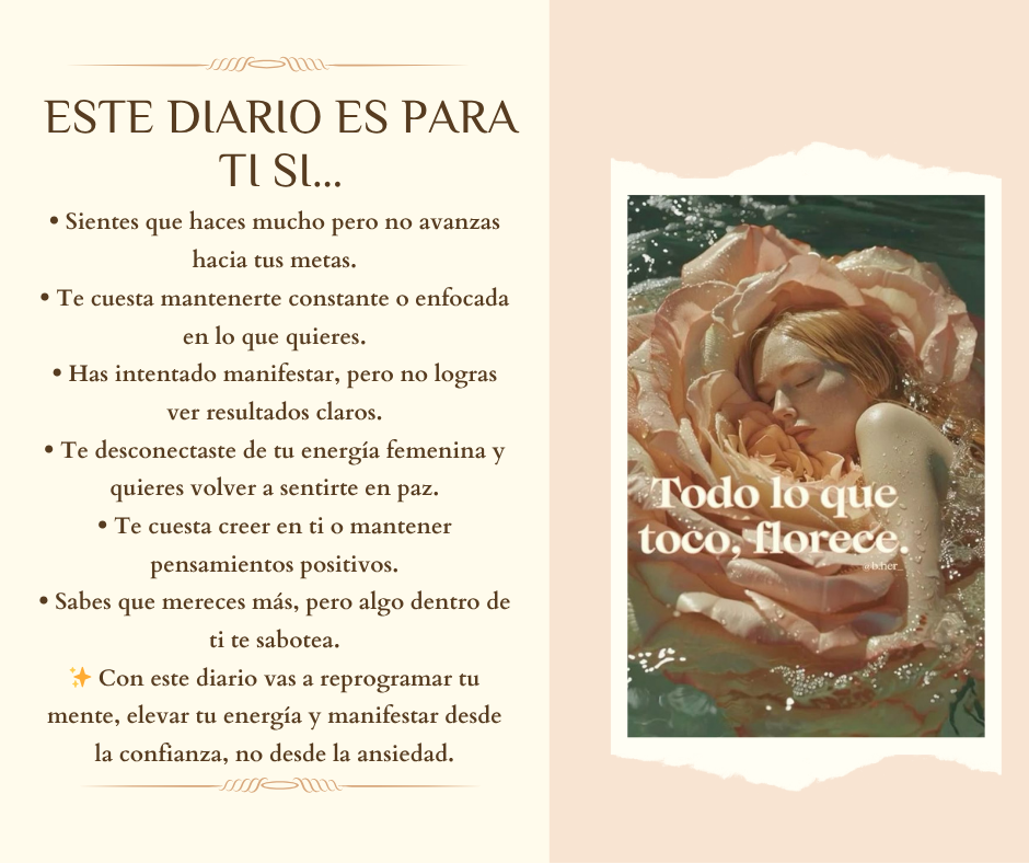 Diario de Manifestación para Mujeres