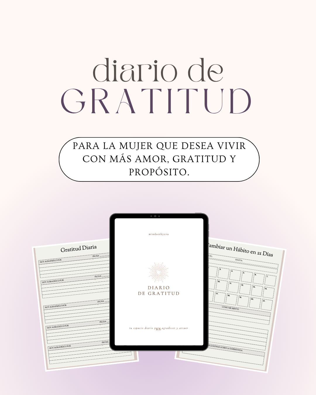 Diario de gratitud consciente