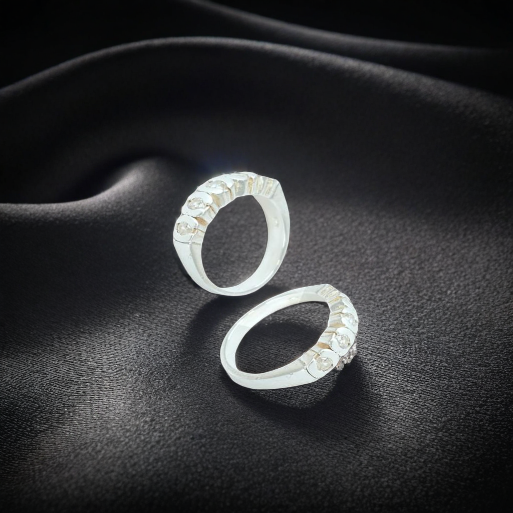 2 Anillos de Plata 925 con piedras