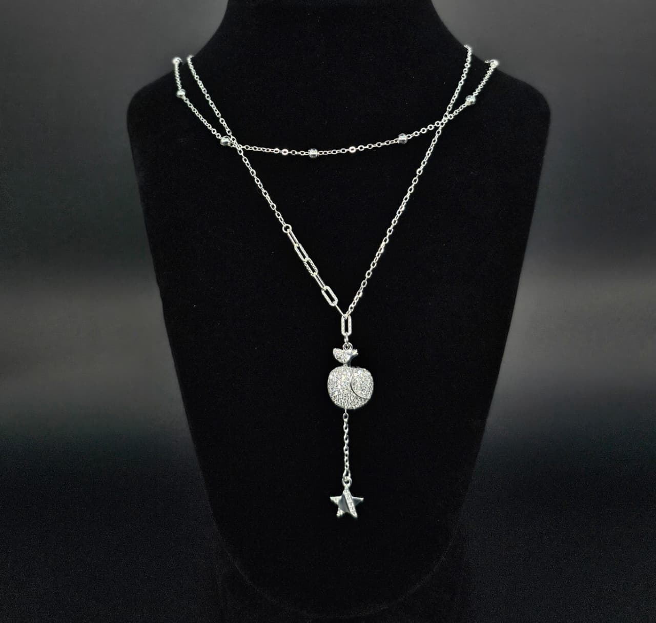 Collar Manzana Pecadora Plata 925
