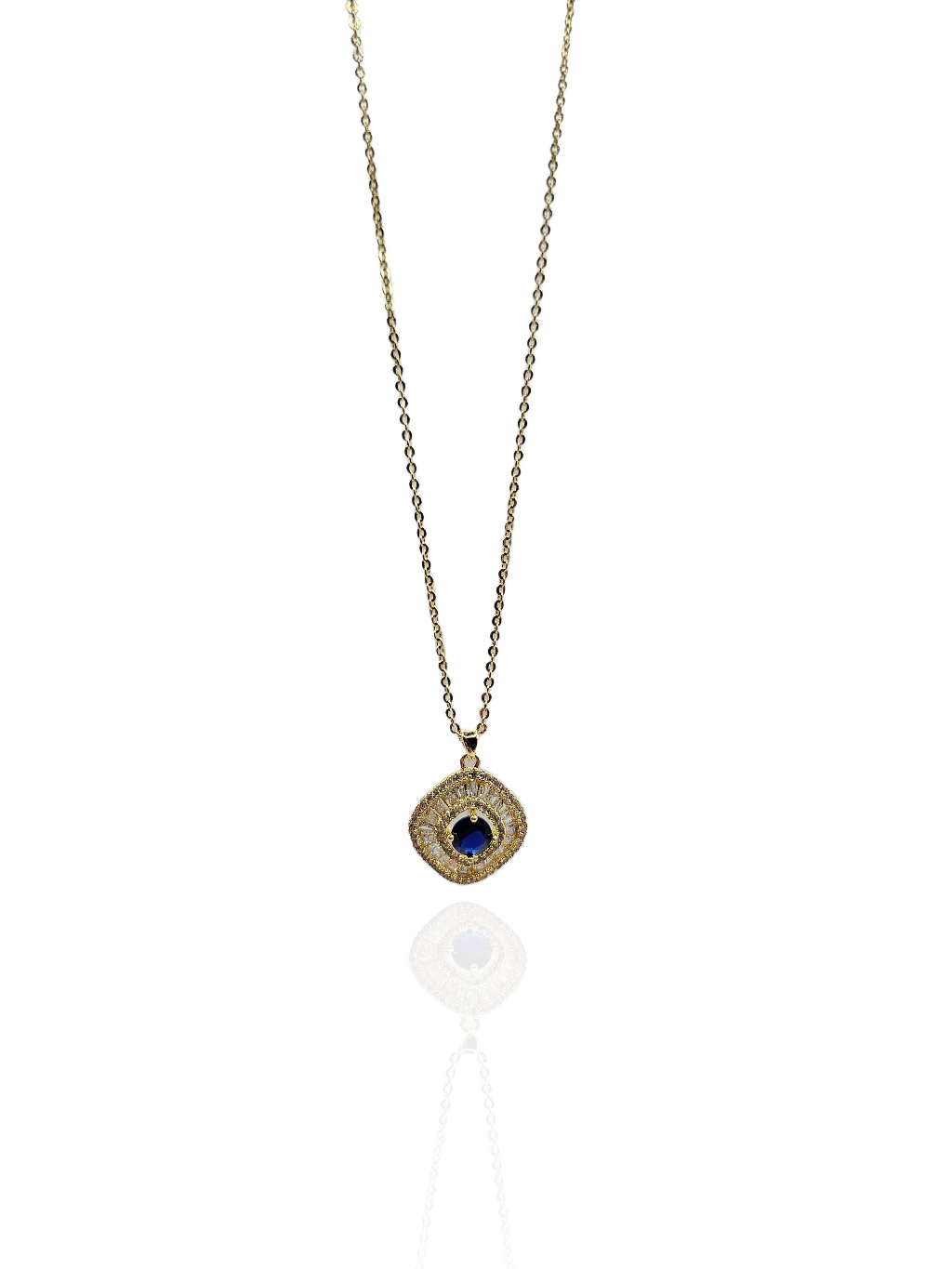 Collar con zafiro
