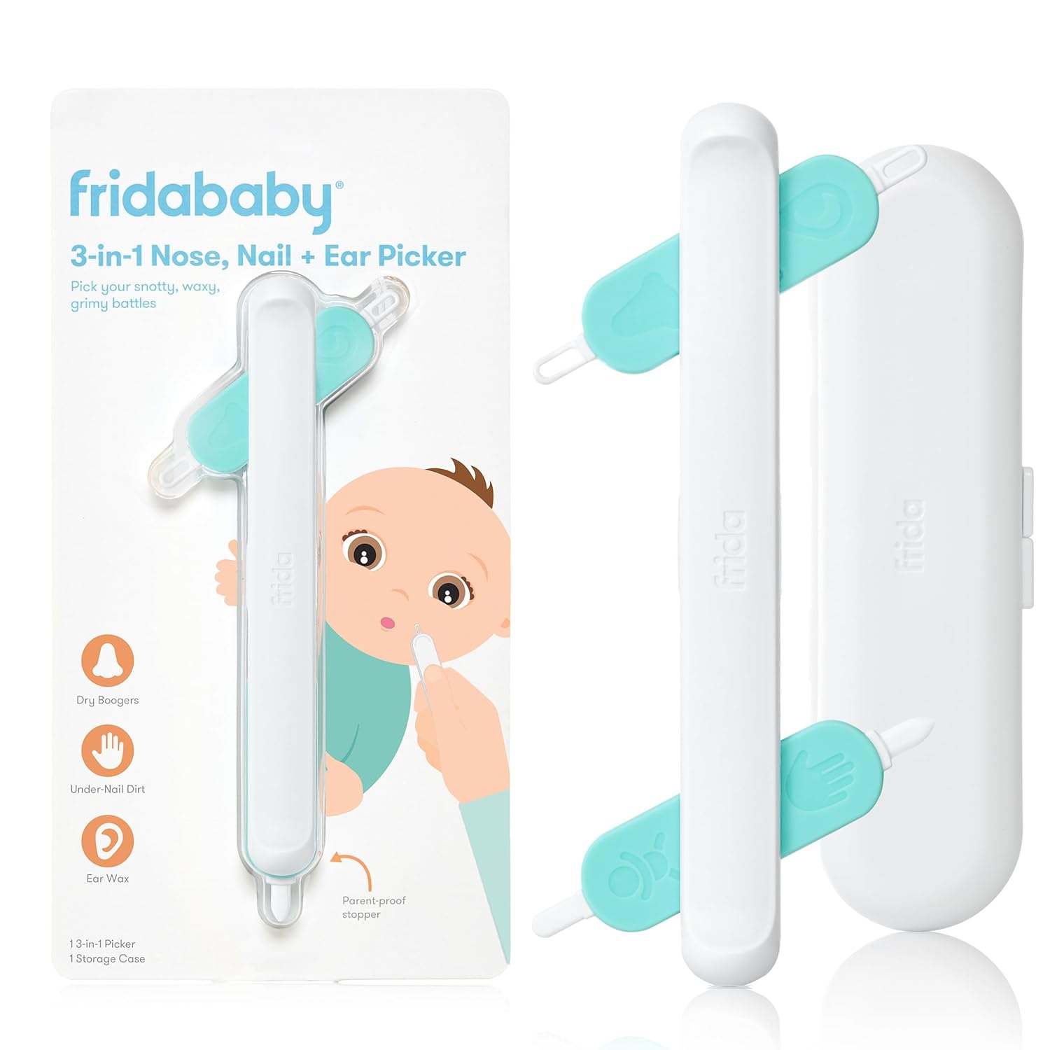 Frida Baby 3-in-1 Nose, Nail + Ear Picker by Frida Baby