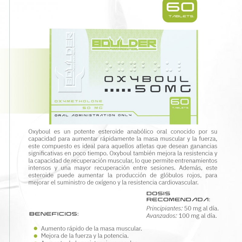 Oxyboul 50 mg - 60 tabletas