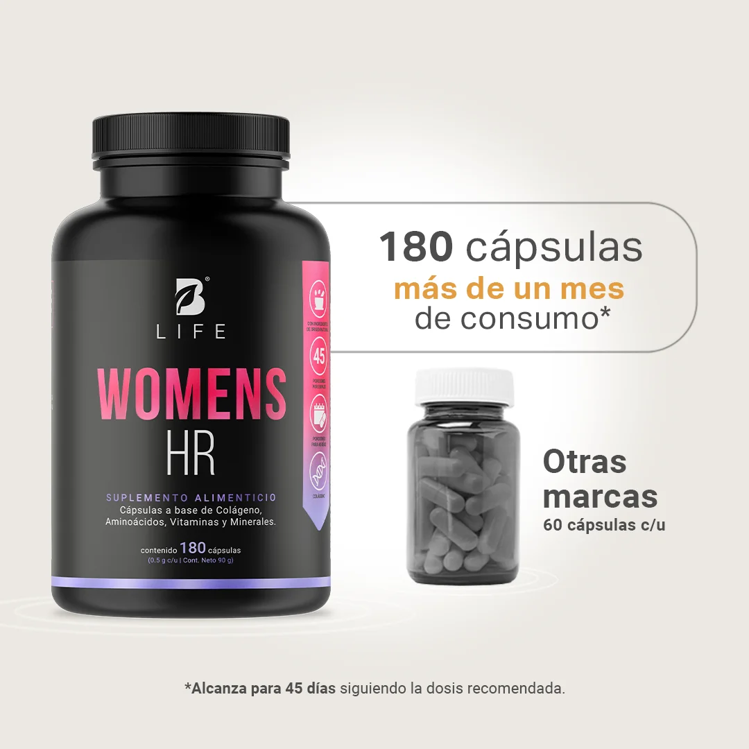 Womens HR B Life® – Colágeno + Vitaminas & Minerales